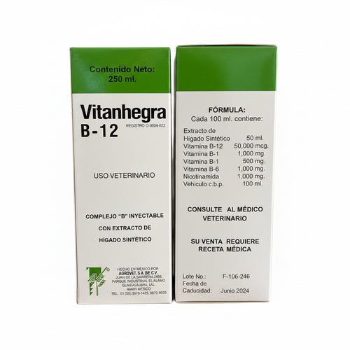 Vitanhegra B-12 - Insumos Agropecuarios Hdez Leal